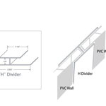 Deliaca lišta H – 305 cm - biela