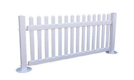 Dočasné PVC a vinylové ploty pre stavby, podujatia a priemysel