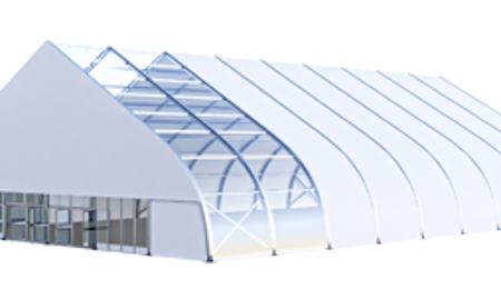 Plachtové haly s hliníkovým rámom a PVC plachtou od Bolex Systems - ideálne riešenie pre skladové a 
