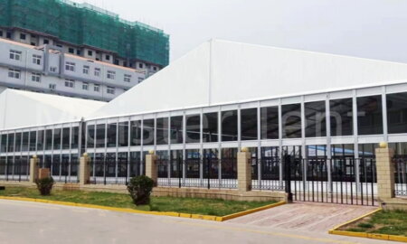 Eventový stan s hliníkovou konštrukciou a PVC strechou pre koncerty, festivaly a firemné akcie