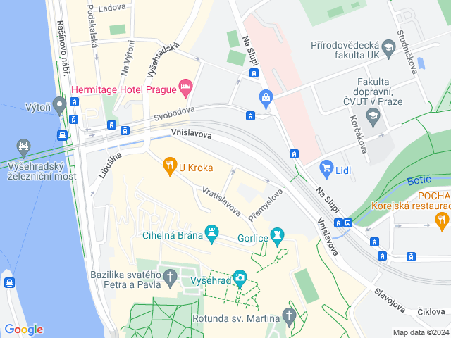 Google map: Bolešov 448